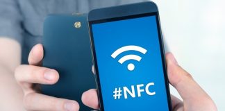NFC feature on the mobile phone to conduct cashless payment